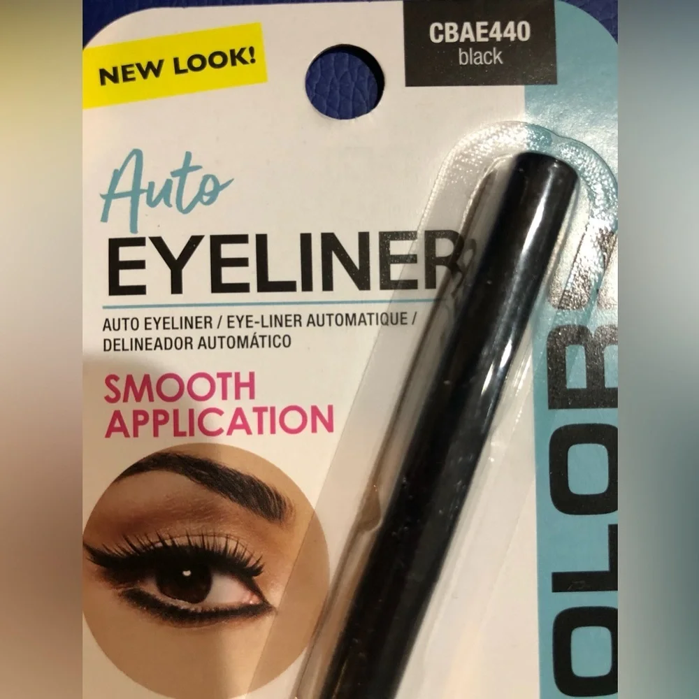 3pack smudge proof smooth application black & navy auto eyeliner‎ bundle